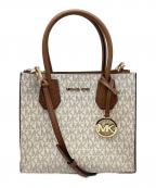 MICHAEL KORSマイケル・コース）の古着「2WAYバッグ」｜アイボリー×ブラウン