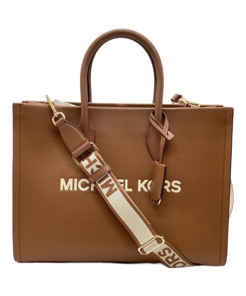 MICHAEL KORS（マイケル・コース）MICHAEL KORS (マイケル・コース) トートバッグ ブラウンの古着・服飾アイテム