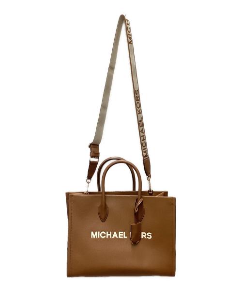 MICHAEL KORS（マイケル・コース）MICHAEL KORS (マイケル・コース) トートバッグ ブラウンの古着・服飾アイテム