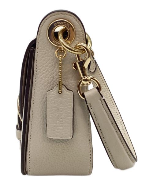 COACH（コーチ）COACH (コーチ) ショルダーバッグ アイボリー×ブラックの古着・服飾アイテム