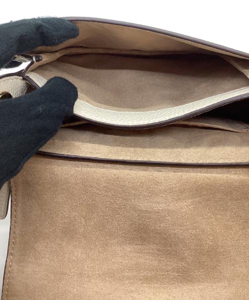 COACH（コーチ）COACH (コーチ) ショルダーバッグ アイボリー×ブラックの古着・服飾アイテム