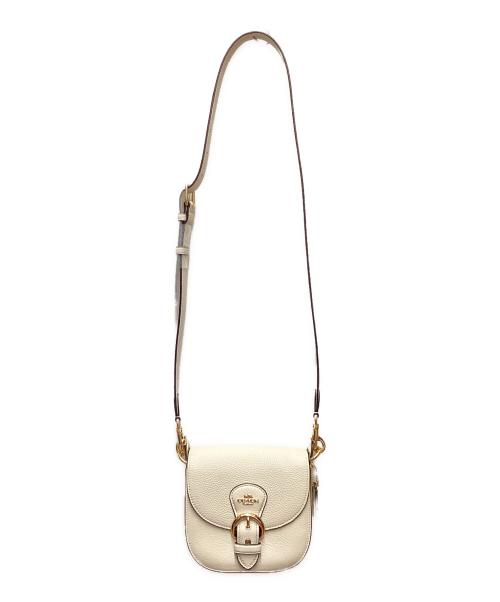 COACH（コーチ）COACH (コーチ) ショルダーバッグ アイボリー×ブラックの古着・服飾アイテム