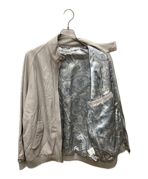 EVISEN（エビセン）EVISEN (エビセン) ラムレザージャケット ベージュ サイズ:Lの古着・服飾アイテム