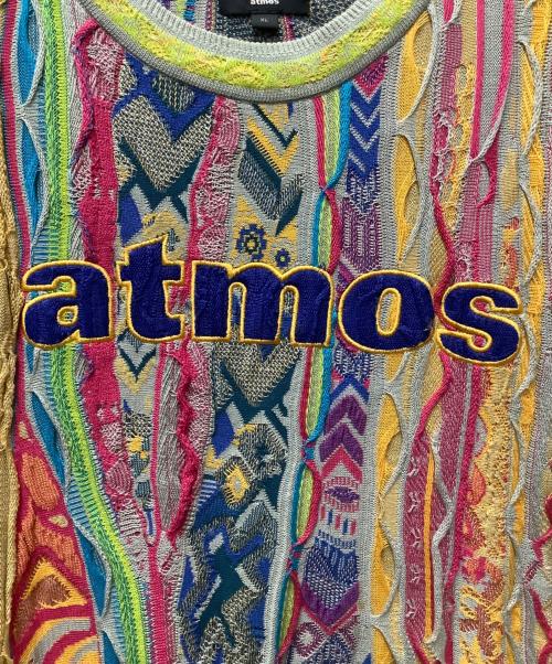 Coogi（クージー）Coogi (クージー) ATMOS (アトモス) 3Dニット マルチカラー サイズ:XLの古着・服飾アイテム