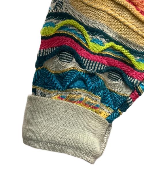 Coogi（クージー）Coogi (クージー) ATMOS (アトモス) 3Dニット マルチカラー サイズ:XLの古着・服飾アイテム