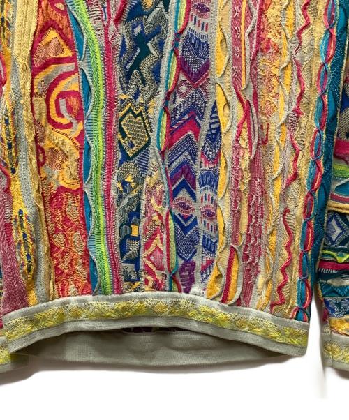 Coogi（クージー）Coogi (クージー) ATMOS (アトモス) 3Dニット マルチカラー サイズ:XLの古着・服飾アイテム