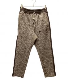 CVTVLIST（カタリスト）の古着「トラックパンツ」｜ベージュ×ブラウン