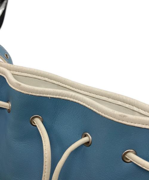 COACH（コーチ）COACH (コーチ) 巾着ショルダーバッグ スカイブルーの古着・服飾アイテム