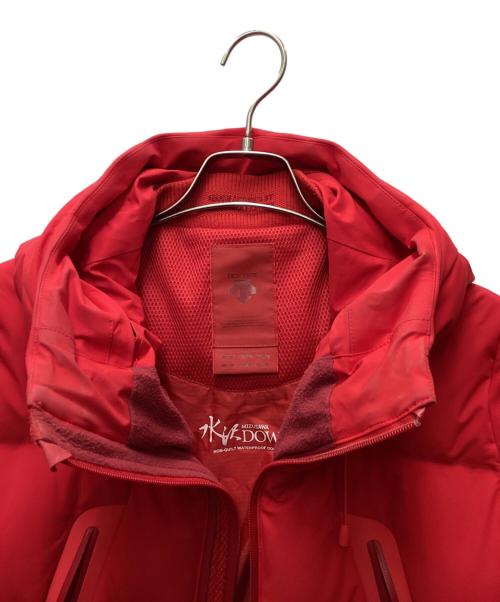 DESCENTE（デサント）DESCENTE (デサント) ダウンジャケット レッド サイズ:Lの古着・服飾アイテム