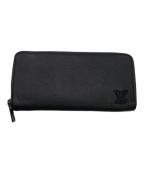 LOUIS VUITTONルイ ヴィトン）の古着「長財布/アエログラム・ジッピーウォレット・ホリゾンタル」｜ブラック