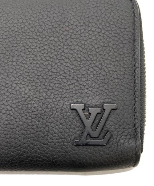 LOUIS VUITTON（ルイ ヴィトン）LOUIS VUITTON (ルイ ヴィトン) 長財布/アエログラム・ジッピーウォレット・ホリゾンタル ブラックの古着・服飾アイテム