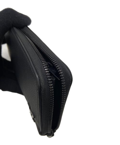 LOUIS VUITTON（ルイ ヴィトン）LOUIS VUITTON (ルイ ヴィトン) 長財布/アエログラム・ジッピーウォレット・ホリゾンタル ブラックの古着・服飾アイテム