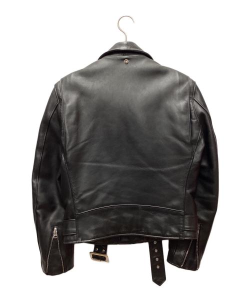Schott（ショット）Schott (ショット) ダブルライダースジャケット/7007/カウハイド/エポレット無 ブラック サイズ:38の古着・服飾アイテム