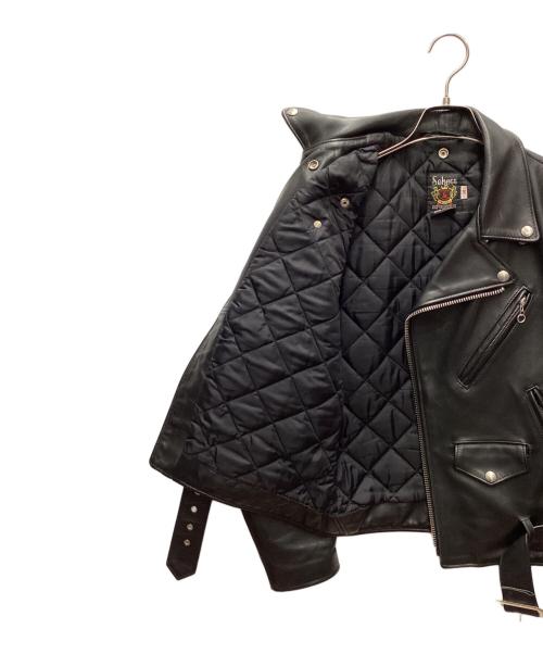 Schott（ショット）Schott (ショット) ダブルライダースジャケット/7007/カウハイド/エポレット無 ブラック サイズ:38の古着・服飾アイテム