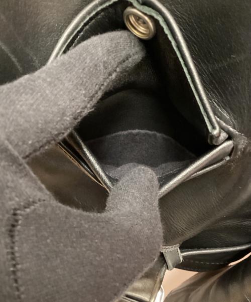 Schott（ショット）Schott (ショット) ダブルライダースジャケット/7007/カウハイド/エポレット無 ブラック サイズ:38の古着・服飾アイテム