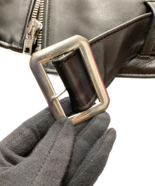 Schott（ショット）Schott (ショット) ダブルライダースジャケット/7007/カウハイド/エポレット無 ブラック サイズ:38の古着・服飾アイテム