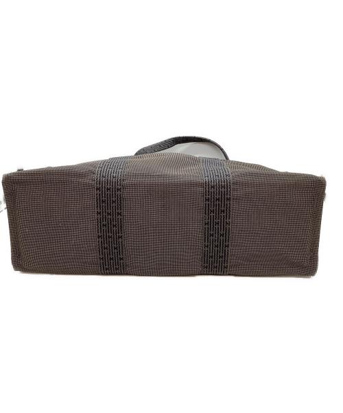 HERMES（エルメス）HERMES (エルメス) トートバッグ/エールラインGM ブラック×グレーの古着・服飾アイテム