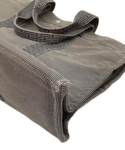 HERMES（エルメス）HERMES (エルメス) トートバッグ/エールラインGM ブラック×グレーの古着・服飾アイテム