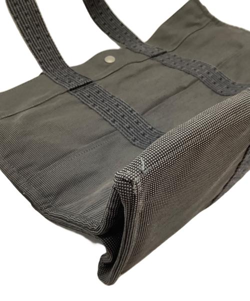 HERMES（エルメス）HERMES (エルメス) トートバッグ/エールラインGM ブラック×グレーの古着・服飾アイテム