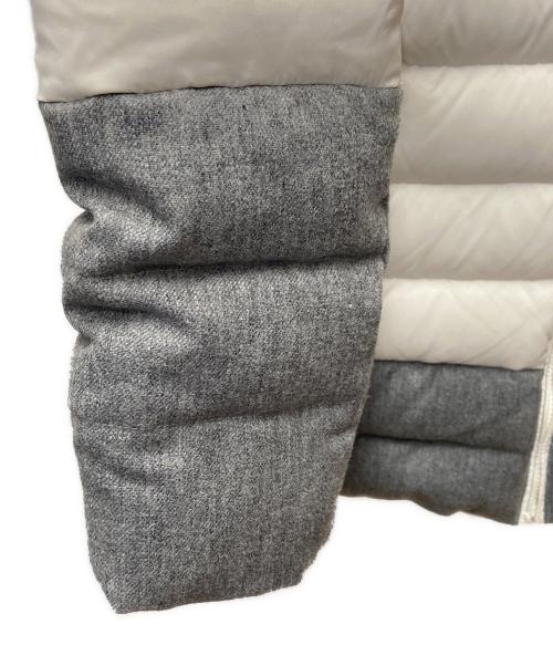 Pyrenex（ピレネックス）Pyrenex (ピレネックス) ダウンジャケット ホワイト×グレー サイズ:ｓの古着・服飾アイテム