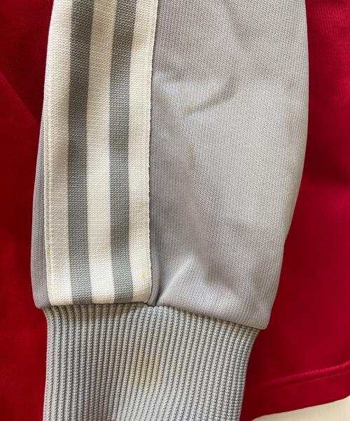 adidas（アディダス）adidas (アディダス) トラックジャケット/00年代 国旗タグ  レッド×グレー サイズ:Lの古着・服飾アイテム