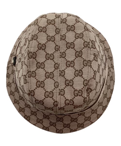 GUCCI（グッチ）GUCCI (グッチ) バケットハット/GGキャンバス ライトピンクの古着・服飾アイテム