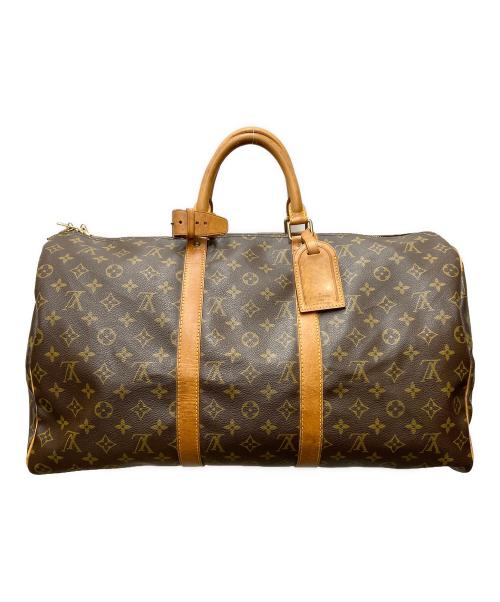 LOUIS VUITTON（ルイ ヴィトン）LOUIS VUITTON (ルイ ヴィトン) トラベルバッグ ブラウンの古着・服飾アイテム