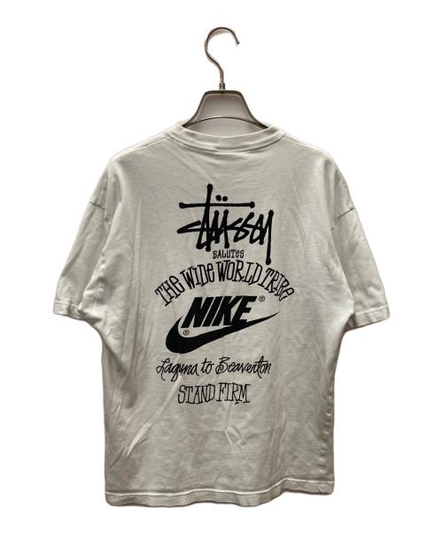 NIKE（ナイキ）NIKE (ナイキ) stussy (ステューシー) 半袖カットソー ホワイト サイズ:Sの古着・服飾アイテム