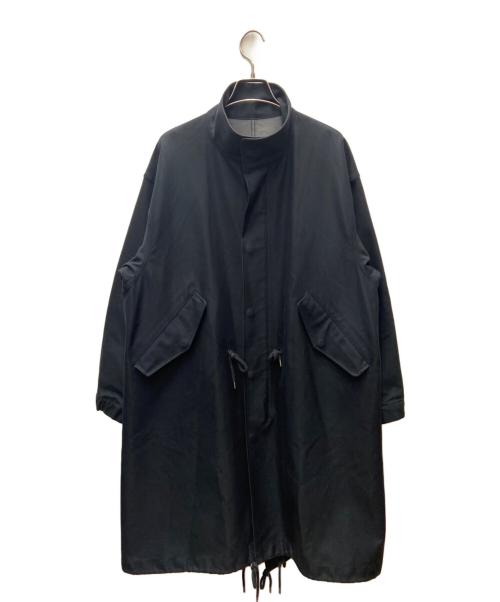 MACPHEE（マカフィー）MACPHEE (マカフィー) スタンドカラーコート/ コットンダブルクロスモッズコート ネイビー サイズ:Sの古着・服飾アイテム