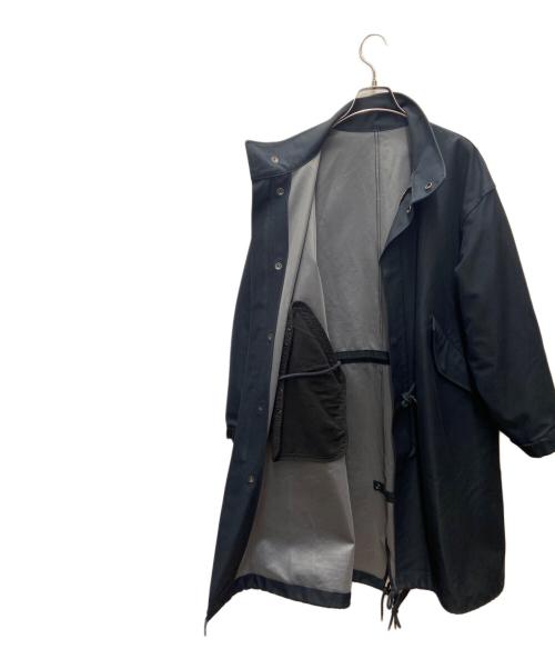 MACPHEE（マカフィー）MACPHEE (マカフィー) スタンドカラーコート/ コットンダブルクロスモッズコート ネイビー サイズ:Sの古着・服飾アイテム