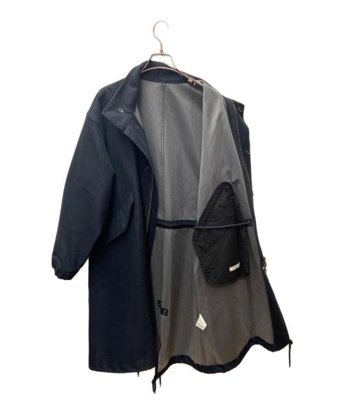 MACPHEE（マカフィー）MACPHEE (マカフィー) スタンドカラーコート/ コットンダブルクロスモッズコート ネイビー サイズ:Sの古着・服飾アイテム