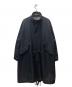 MACPHEE（マカフィー）の古着「スタンドカラーコート/ コットンダブルクロスモッズコート」｜ネイビー