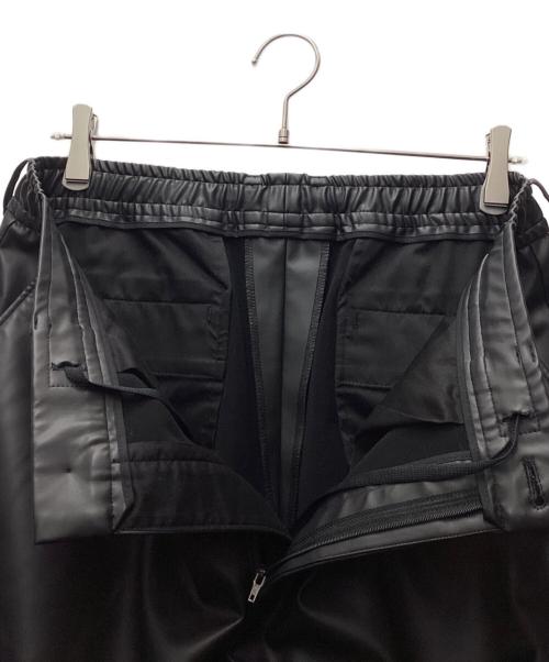N.HOOLYWOOD（エヌ ハリウッド）N.HOOLYWOOD (エヌ ハリウッド) ストレートパンツ/1TUCK EASY TROUSERS ブラック サイズ:40の古着・服飾アイテム