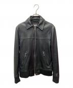 666トリプルシックス）の古着「シングルライダースジャケット」｜ブラック