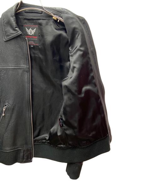 666（666）666 (トリプルシックス) シングルライダースジャケット ブラック サイズ:Sの古着・服飾アイテム