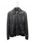 666（トリプルシックス）の古着「シングルライダースジャケット」｜ブラック