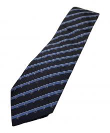 LOUIS VUITTON（ルイ ヴィトン）の古着「総柄ネクタイ」｜ネイビー