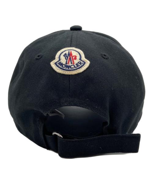 MONCLER（モンクレール）MONCLER (モンクレール) ベースボールキャップ ブラックの古着・服飾アイテム