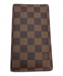 LOUIS VUITTON（ルイ ヴィトン）の古着「手帳カバー/ダミエ・アジェンダ・ポッシュ」｜ブラウン