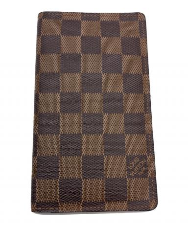 LOUIS VUITTON ルイヴィトン ダミエ 手帳カバー 中古 中古・古着通販】LOUIS VUITTON (ルイ ヴィトン) 手帳カバー/ダミエ