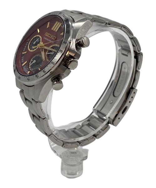 SEIKO（セイコー）SEIKO (セイコー) クロノグラフ レッドの古着・服飾アイテム