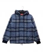 SUPREMEシュプリーム）の古着「16AW Mohair Hooded Work Jacket」｜ブルー
