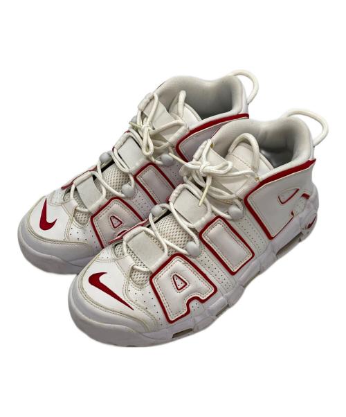 NIKE（ナイキ）NIKE (ナイキ) ハイカットスニーカー ホワイト×レッド サイズ:27.5cmの古着・服飾アイテム