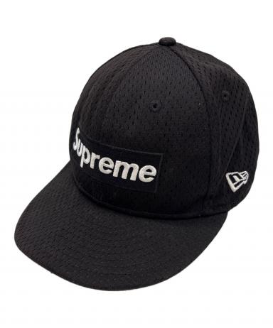 Supreme 59FIFTY 黒キャップ Supreme x New Era New York Shop Box Logo 59FIFTY Fitted Hat - Size