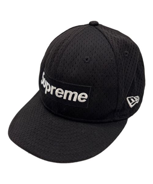 SUPREME（シュプリーム）SUPREME (シュプリーム) New Era (ニューエラ) キャップ/59FIFTY/18SS Mesh Box Logo Cap ブラックの古着・服飾アイテム