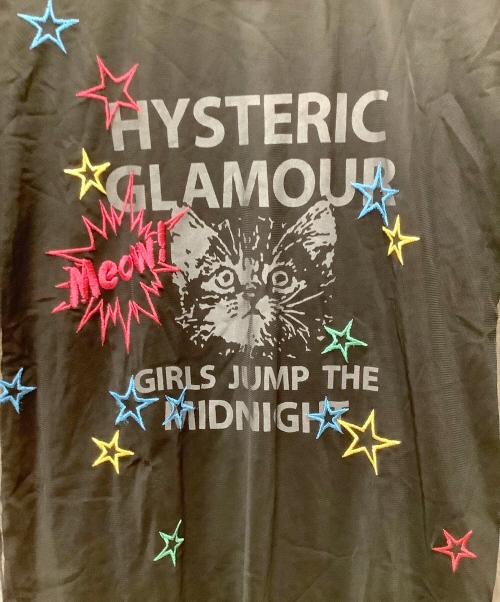 Hysteric Glamour（ヒステリックグラマー）Hysteric Glamour (ヒステリックグラマー) 半袖カットソー ブラック サイズ:FREEの古着・服飾アイテム