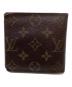 LOUIS VUITTON (ルイ ヴィトン) 2つ折り財布/モノグラム・ポルトフォイユ・マルコ ブラウン：12000円