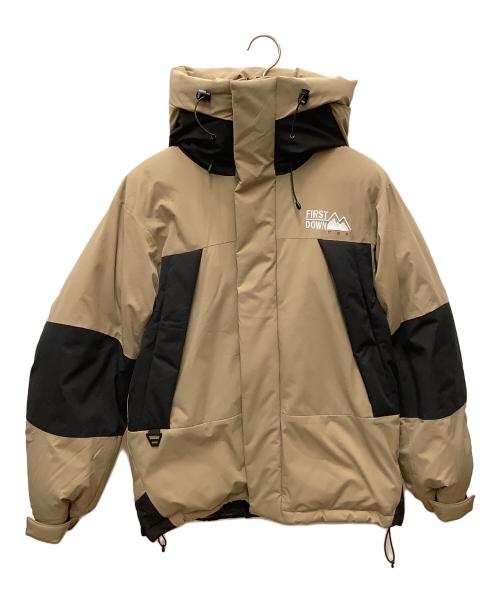 FIRST DOWN（ファーストダウン）FIRST DOWN (ファーストダウン) ダウンジャケット ブラウン サイズ:Sの古着・服飾アイテム
