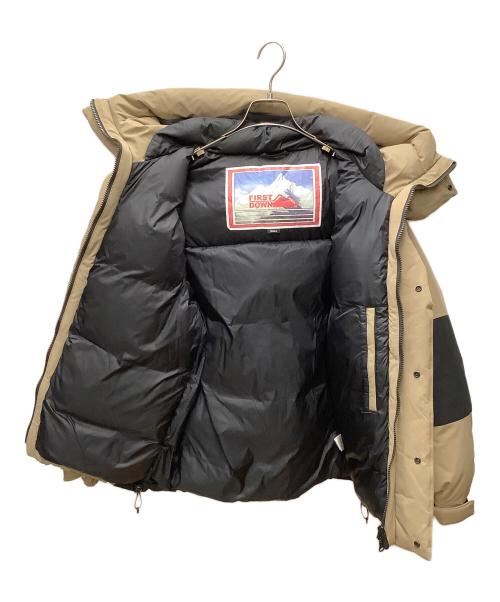 FIRST DOWN（ファーストダウン）FIRST DOWN (ファーストダウン) ダウンジャケット ブラウン サイズ:Sの古着・服飾アイテム