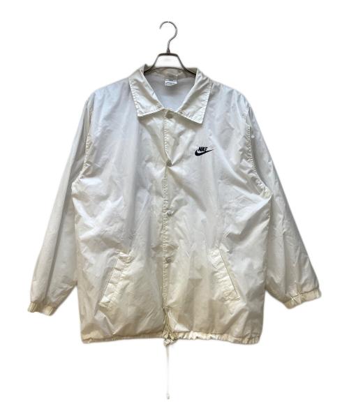 NIKE（ナイキ）NIKE (ナイキ) コーチジャケット/90-00年代/USA製 ホワイト サイズ:XLの古着・服飾アイテム